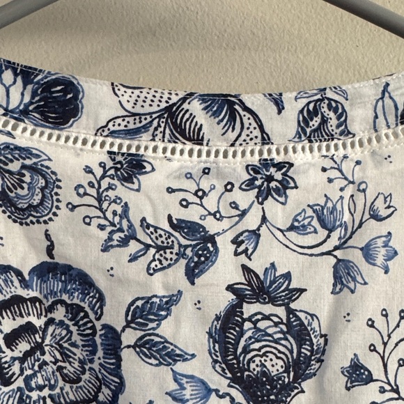 Lucky Brand Blue and White Floral Mini Dress - Picture 8 of 10